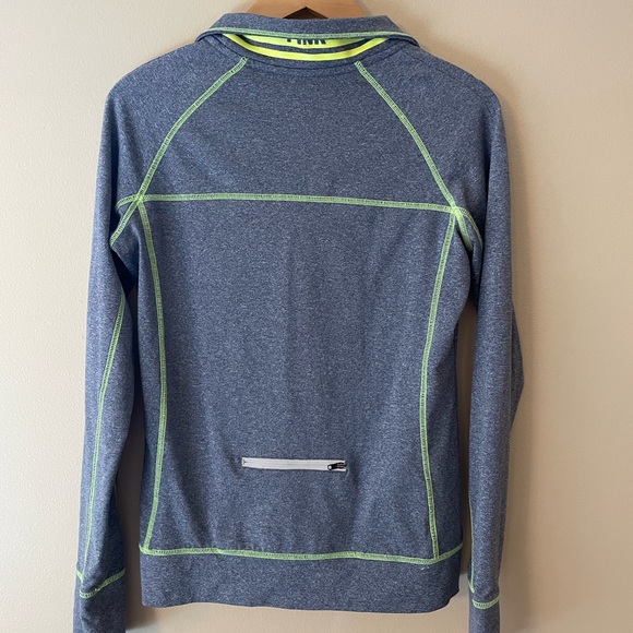 PINK Ultimate Gray Quarter Zip Pullover Size Small - Picture 6 of 10